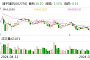 通宇通讯：预计2024年上半年净利润为2200万元~3000万元 同比下降28.43%~47.51%