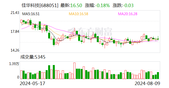 佳华科技：2024年上半年净亏损2950.62万元